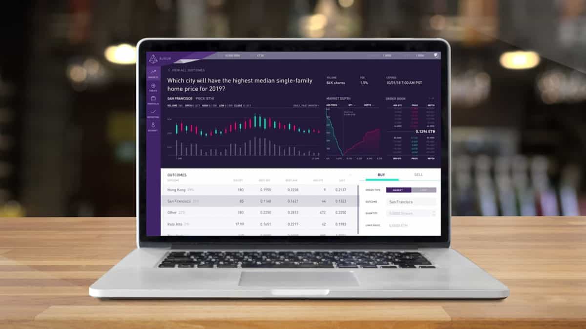 Augur prediction market platform